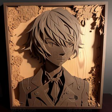 3D мадэль Чиаки Омигава из Bungo Stray Dogs (STL)